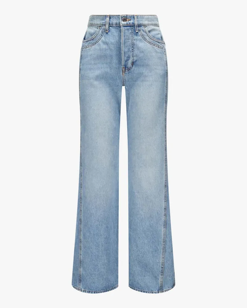 Veronica Beard Taylor High Rise Jeans Blau