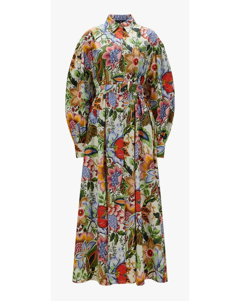 Etro Maxi-Hemdblusenkleid Bunt