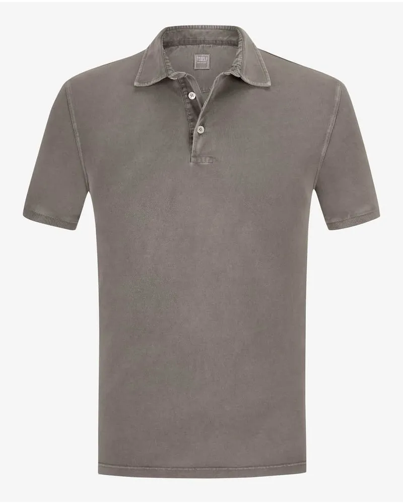 Fedeli North M.M Polo-Shirt Grau