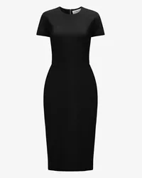 Victoria Beckham Kleid T-Shirt Fitted Schwarz