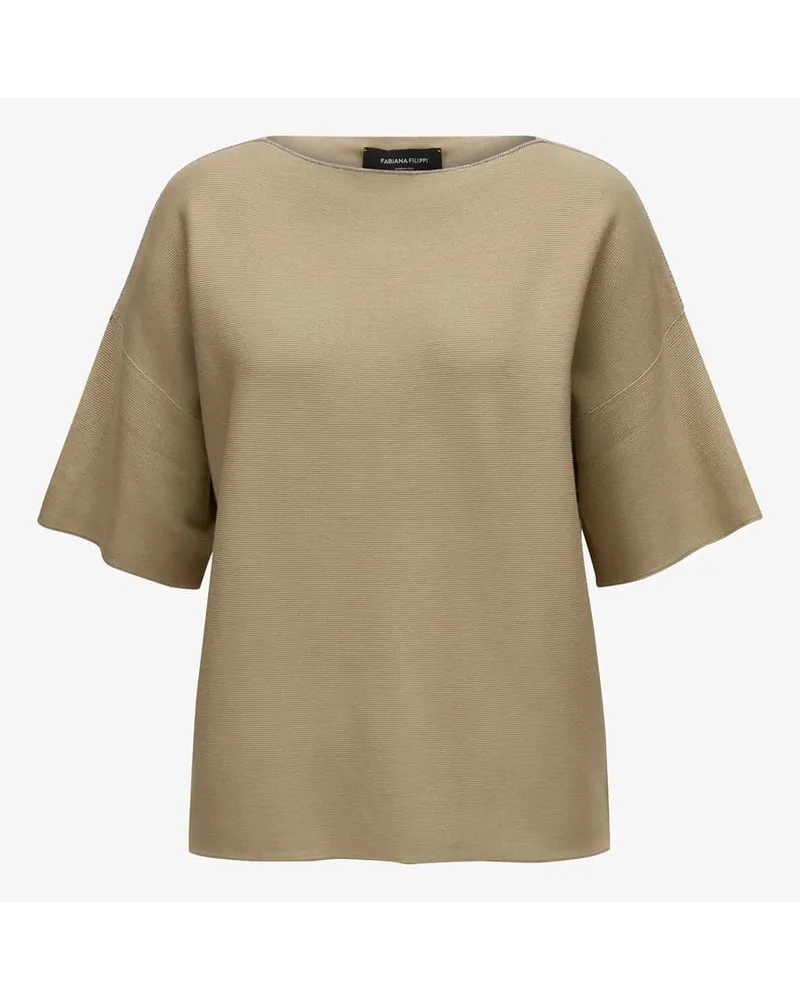 Fabiana Filippi Strickshirt Beige