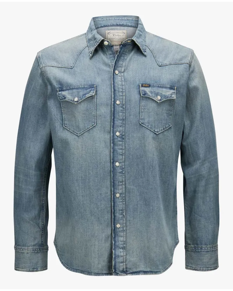 Ralph Lauren Jeanshemd Blau