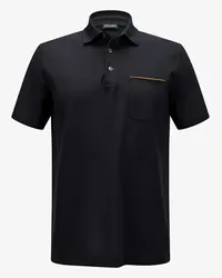 Ermenegildo Zegna Polo-Shirt Blau