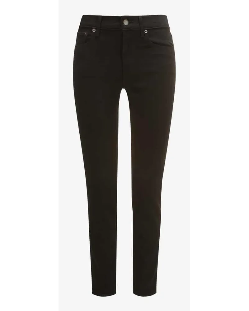 Ralph Lauren The Mid Rise Jeans Skinny Schwarz