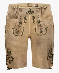 Meindl Freischütz Lederhose aus Ziegenleder Braun