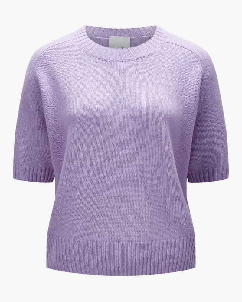 ALLUDE Cashmere-Strickshirt Violett