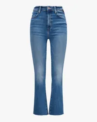 Mother The Hustler 7/8-Jeans Ankle Fray Blau