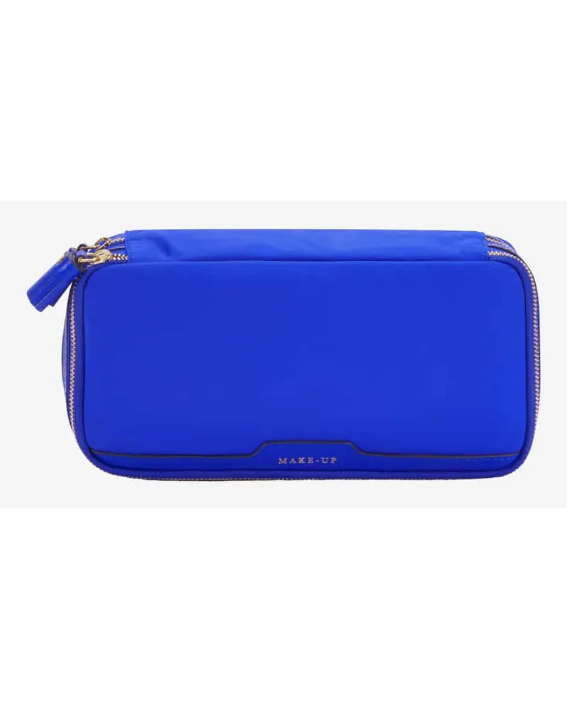 Anya Hindmarch Make-Up Necessaire Blau