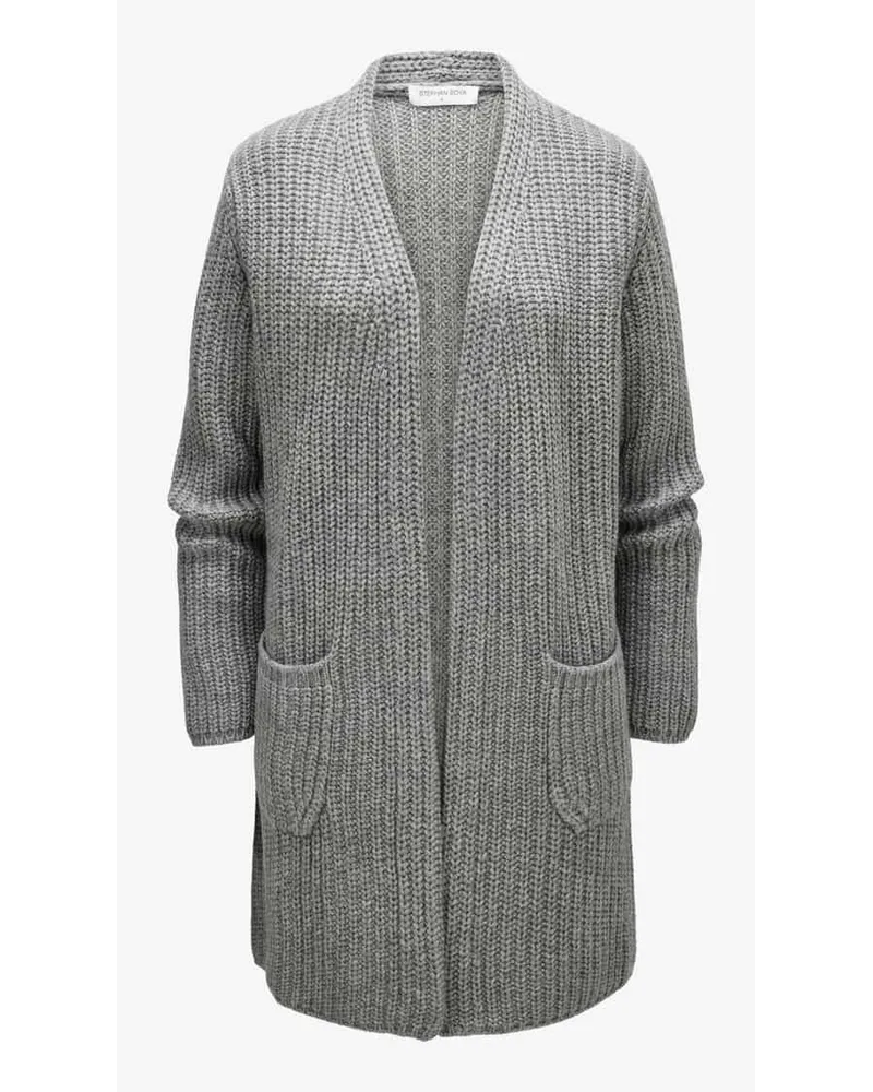 Stephan Boya Ria Cashmere-Cardigan Grau