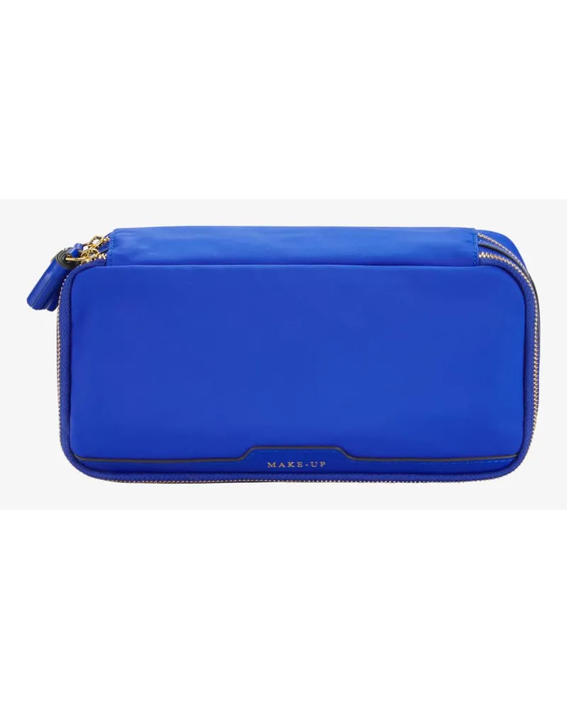 Anya Hindmarch Make-Up Necessaire Blau