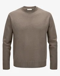 Lunaria Cashmere Cashmere-Pullover Grau