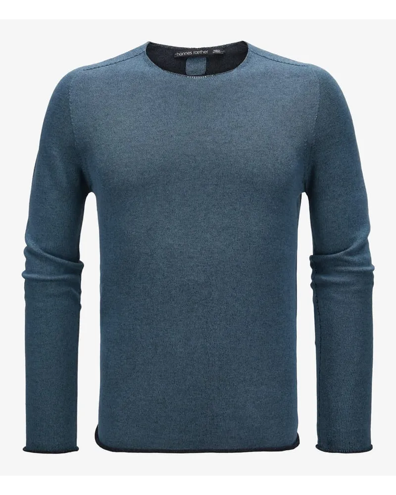 Hannes Roether Pullover Blau