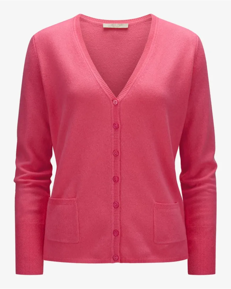 Luisa Di Carpi Cashmere-Strickjacke Pink