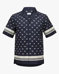 Moncler Bowlinghemd Blau