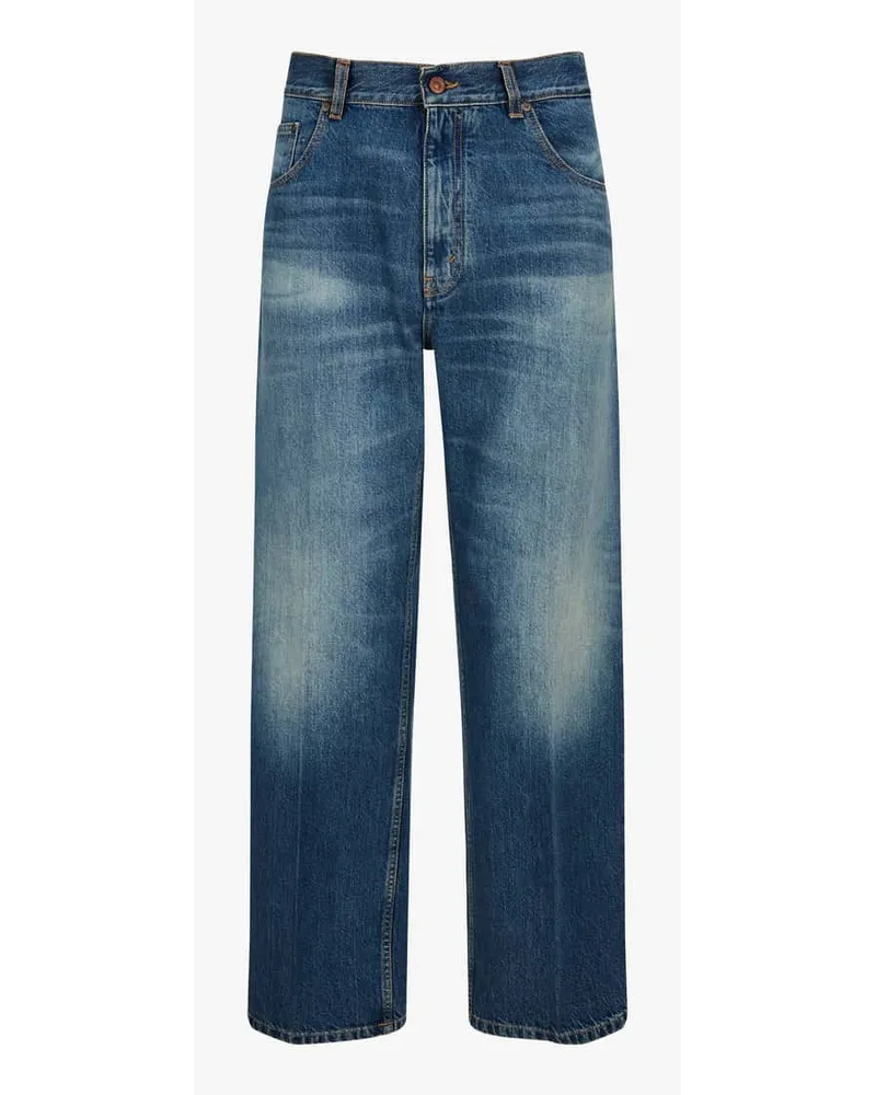 Victoria Beckham Heavy Vintage Jeans Blau