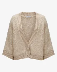 Peserico Strickjacke Beige