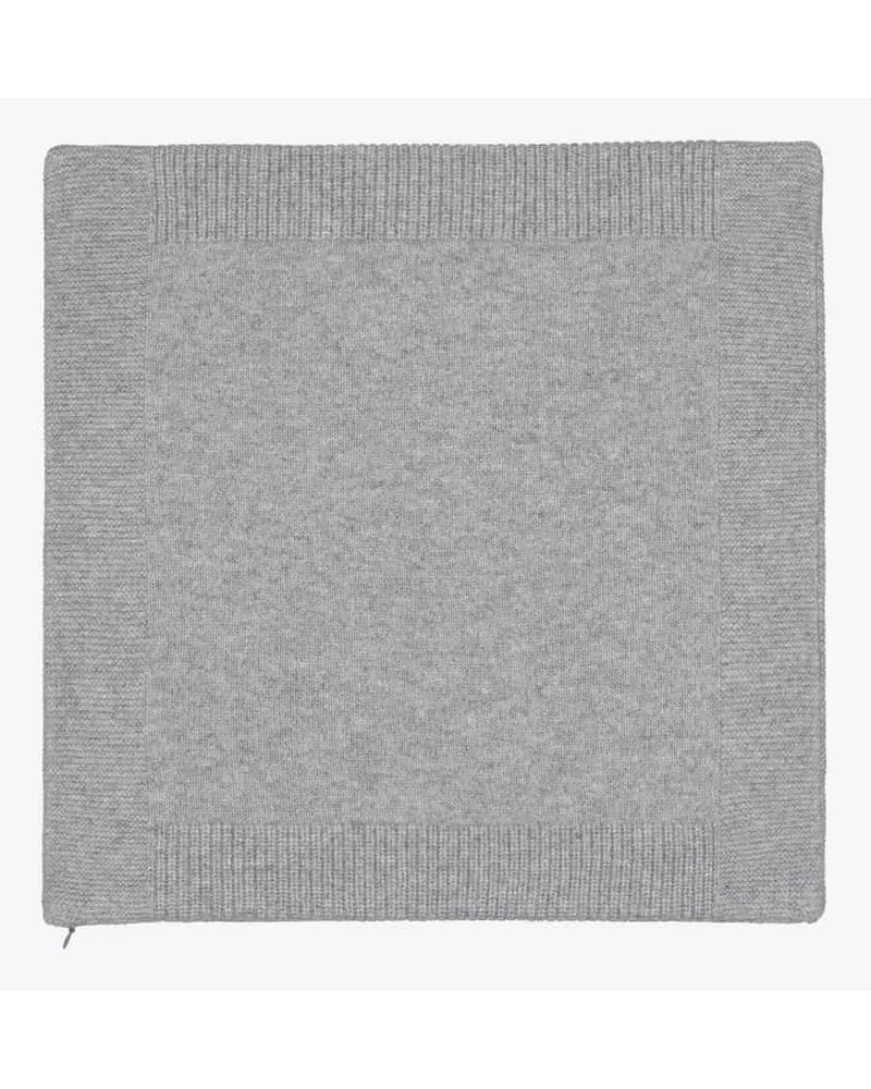 Lodenfrey Cashmere-Kissen Grau