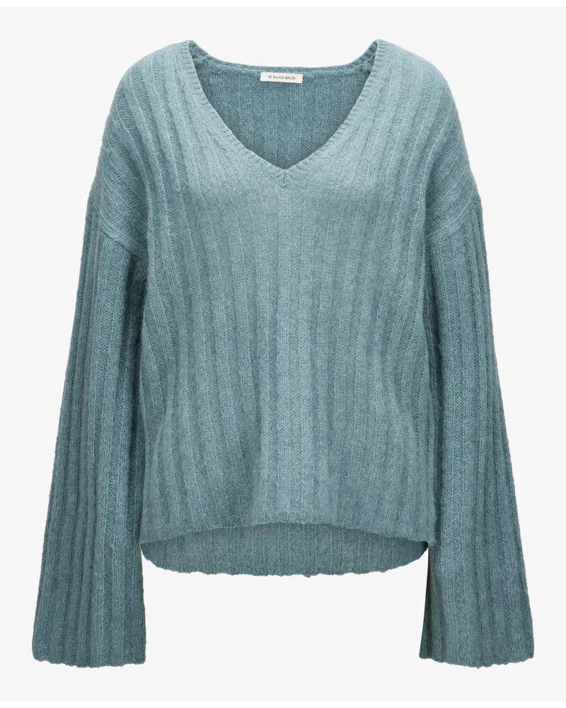 By Malene Birger Cimone Woll-Pullover Blau