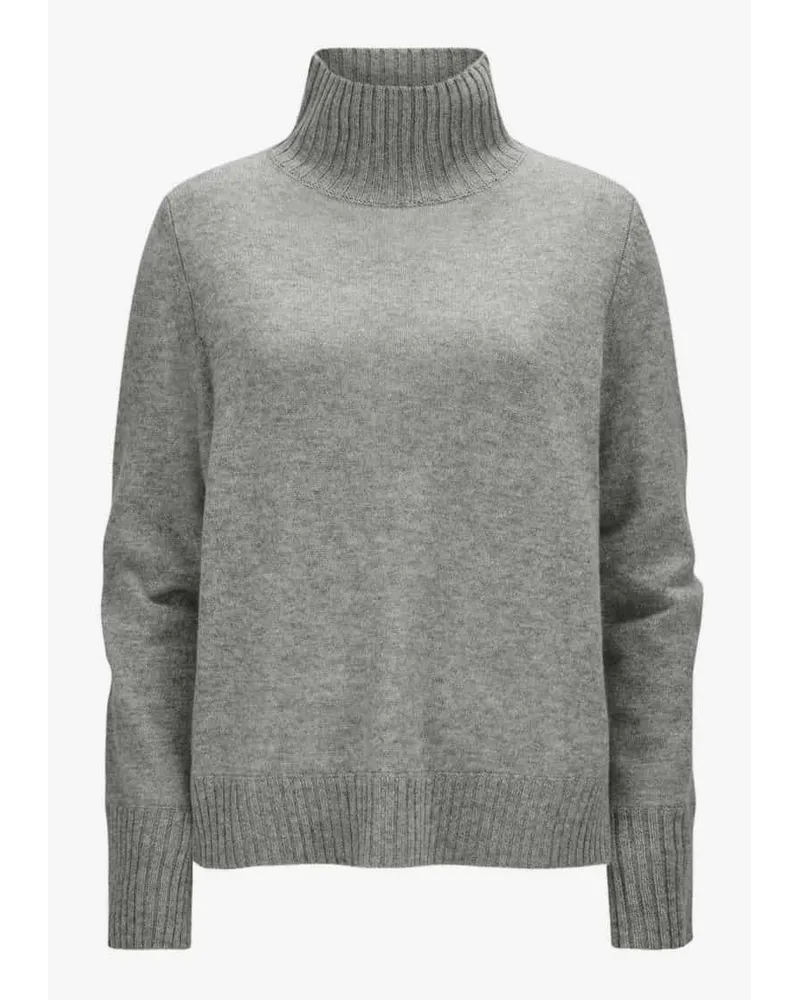 ALLUDE Cashmere-Pullover Grau