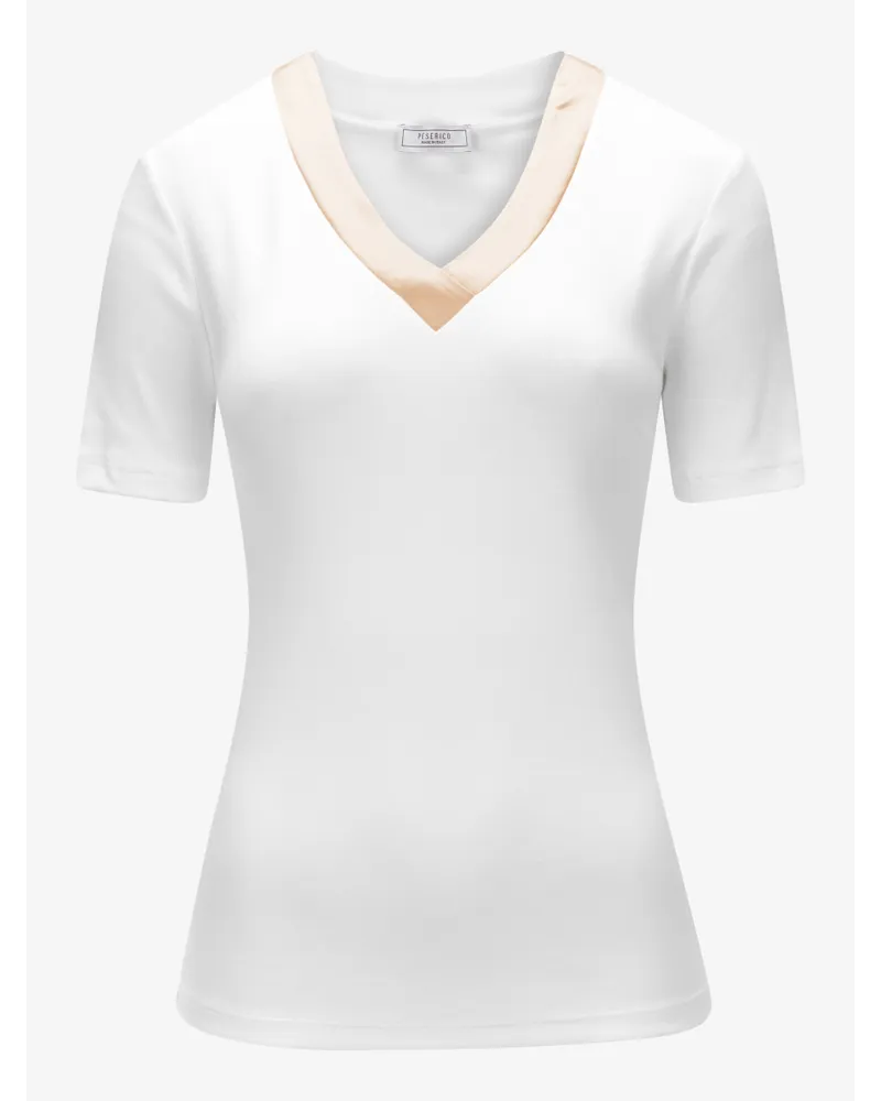 Peserico T-Shirt Weiß