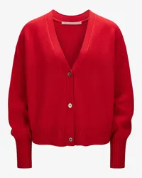 (THE MERCER) N.Y. Cashmere-Strickjacke Rot