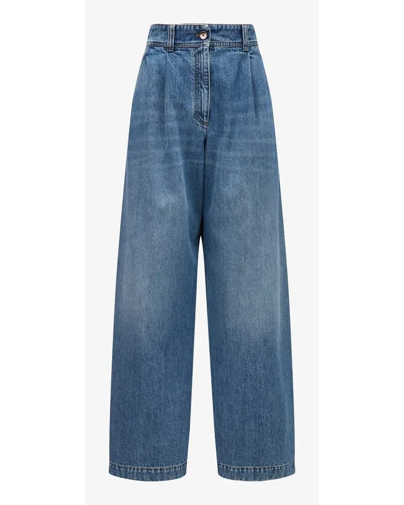 Brunello Cucinelli The Loose Sartorial Jeans Blau