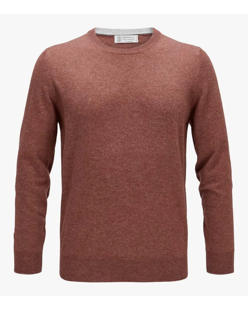 Brunello Cucinelli Cashmere-Pullover Rot