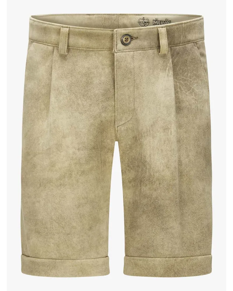 Meindl Montgomery Lederhose aus Rehleder Beige