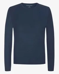 Derek Rose Longsleeve Blau