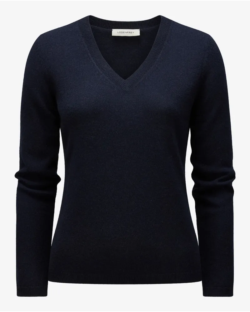 Lodenfrey Cashmere-Pullover Blau