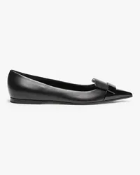 Sergio Rossi Ballerinas Schwarz