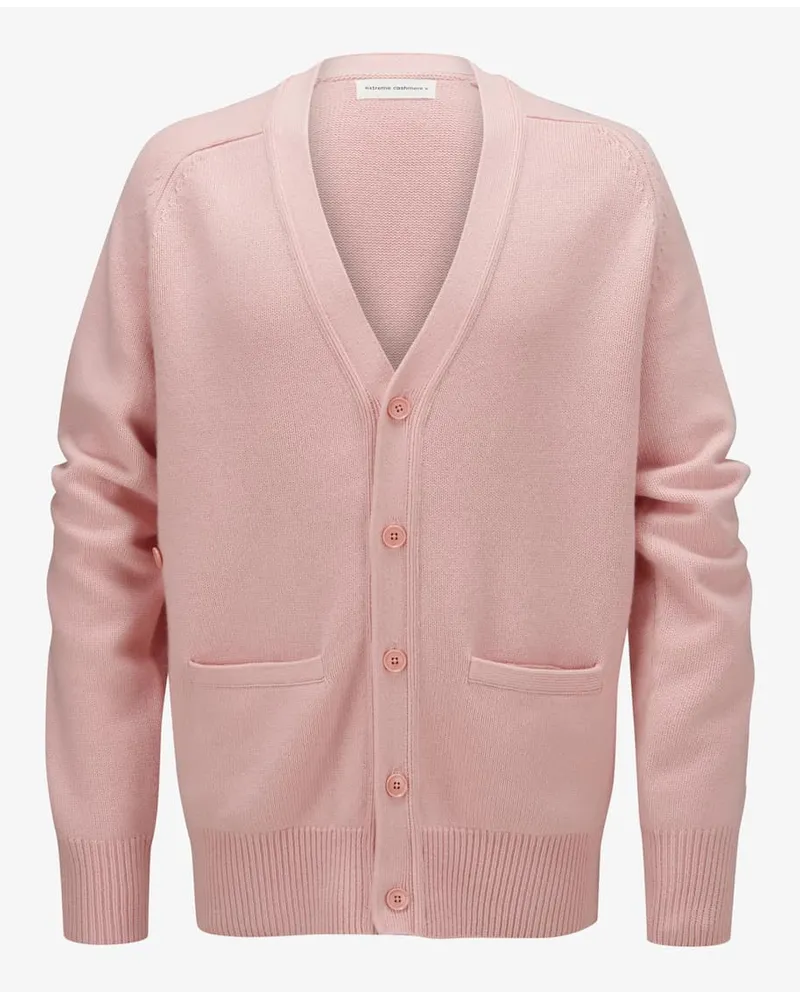 extreme cashmere Cashmere-Strickjacke Rosa