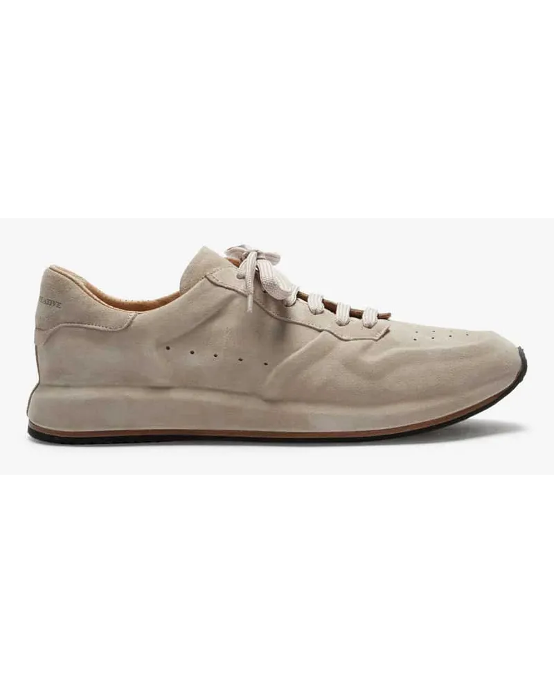 Officine Creative Italia Race Lux Low-Top Sneaker Grau