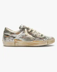 Philippe Model Prsx Paris Metallic Sneaker Low Silbern