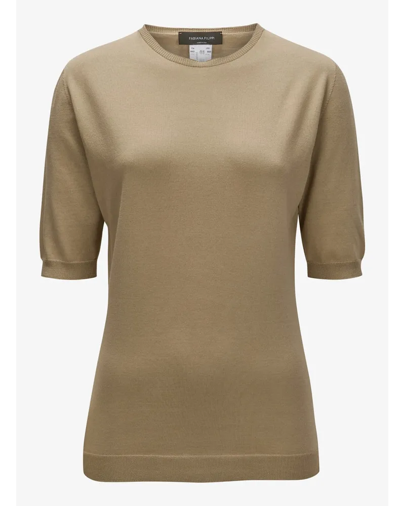 Fabiana Filippi Strickshirt Beige