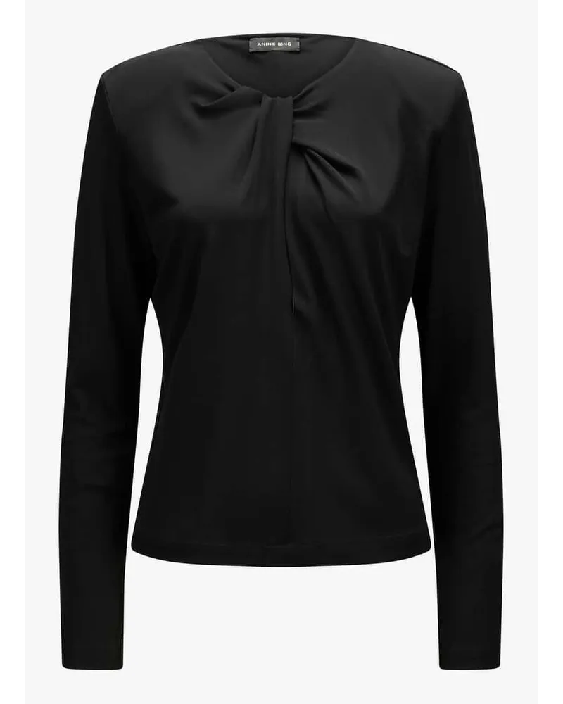 Anine Bing Bluse Schwarz