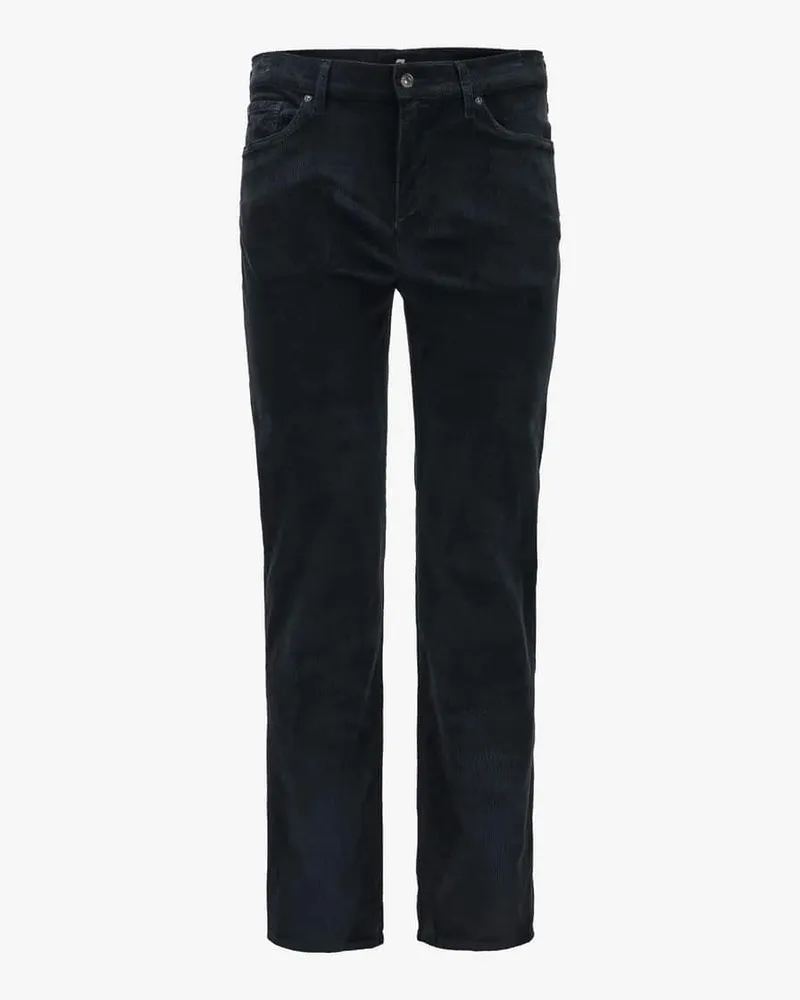 7 for all mankind Slimmy Cordhose Slim Straight Blau