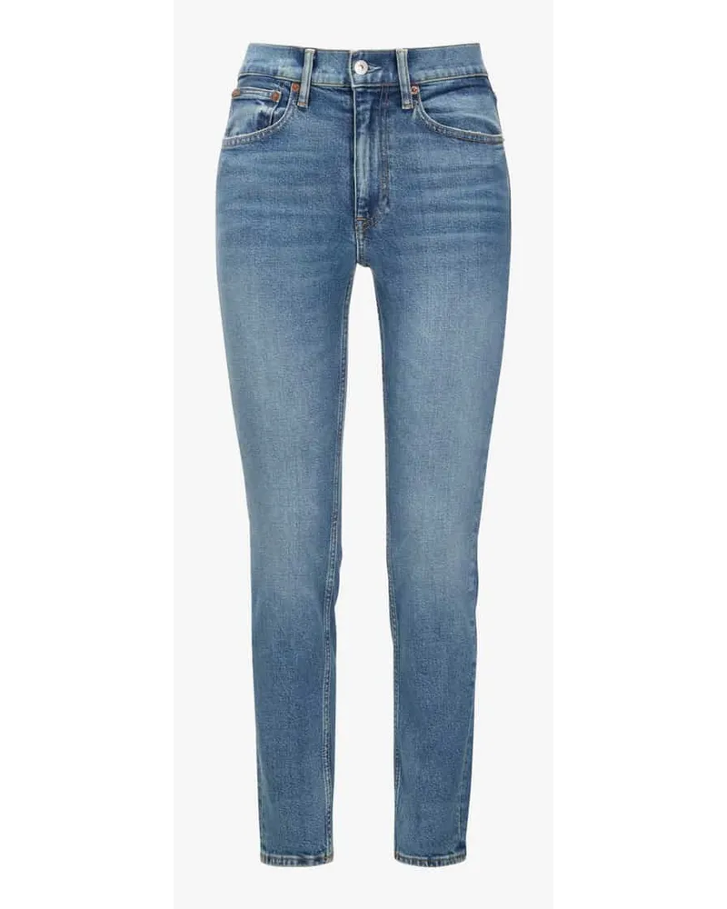 Ralph Lauren Jeans Mid Rise Skinny Blau