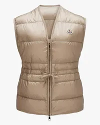 Moncler Nai Daunenweste Beige