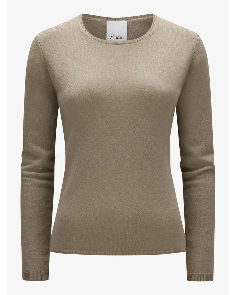 ALLUDE Cashmere-Pullover Grau