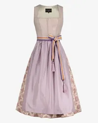 KINGA MATHE Dirndl lang mit Schürze Violett