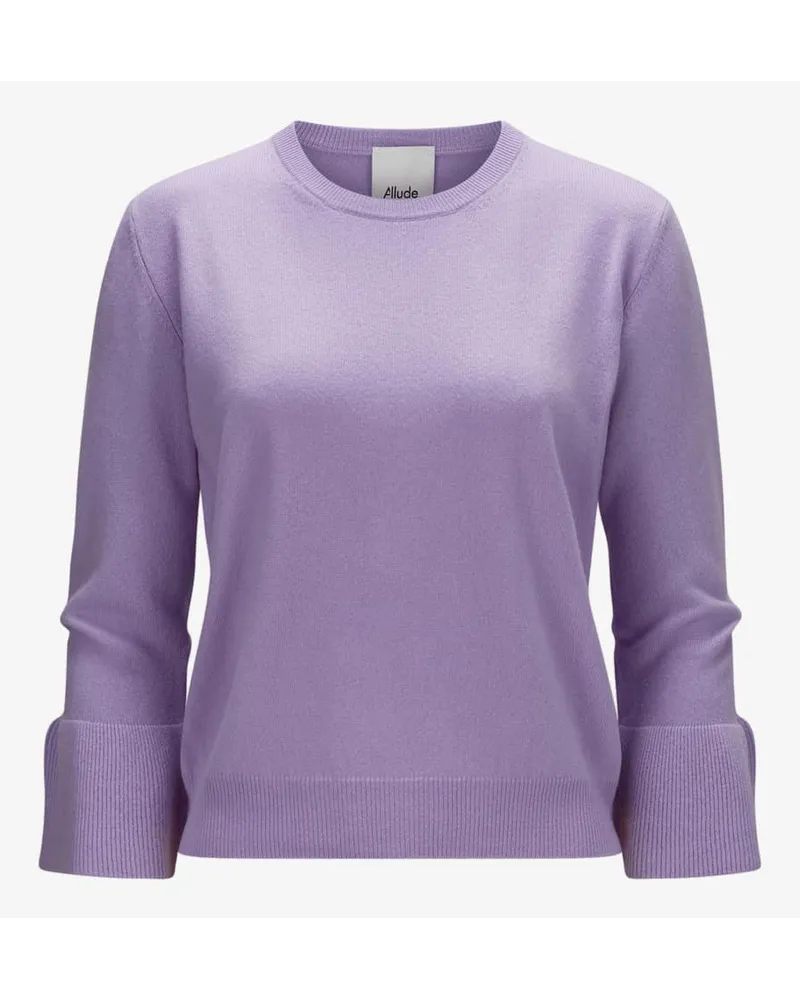 ALLUDE Pullover Violett