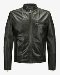 Belstaff Lagacy Pearson Lederjacke Grün