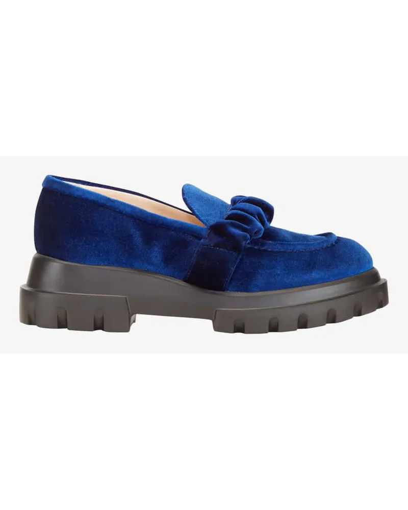 Attilio Giusti Leombruni Celeste Loafer Blau