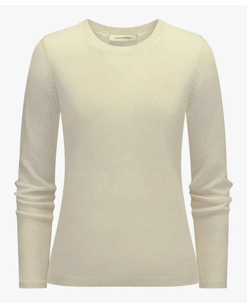 Lodenfrey Cashmere-Pullover Weiß