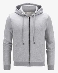 Derek Rose Quin Sweatjacke Grau