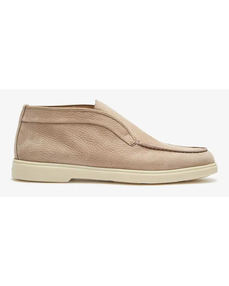 Santoni Desert Boots Beige