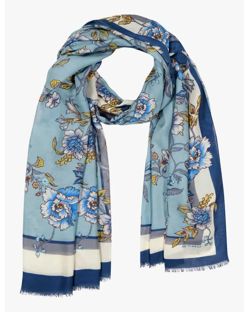 Etro Schal Blau