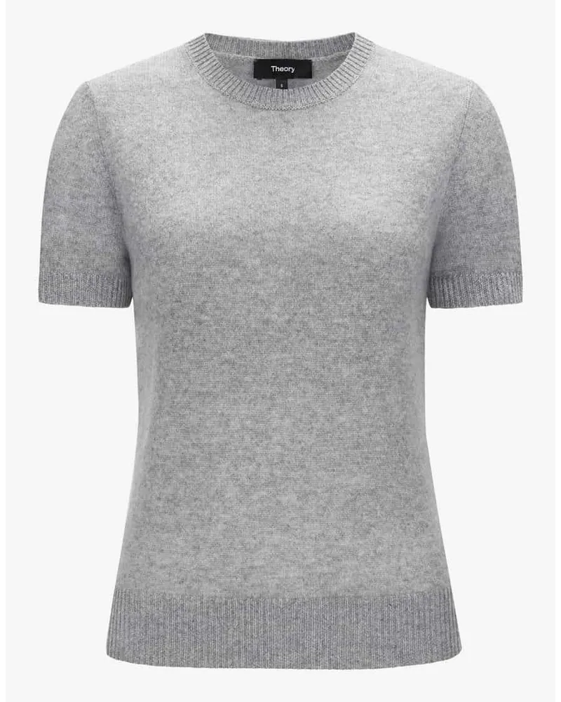 Theory Cashmere-Strickshirt Grau