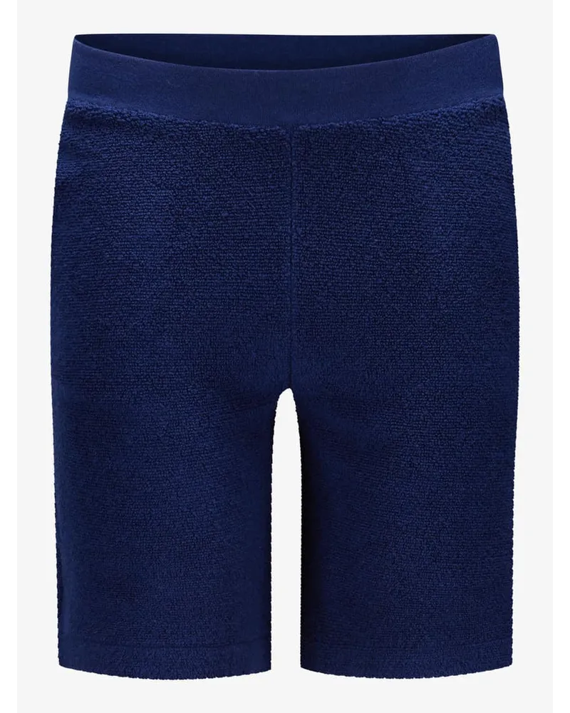 FTC Cashmere Frottee-Shorts Blau